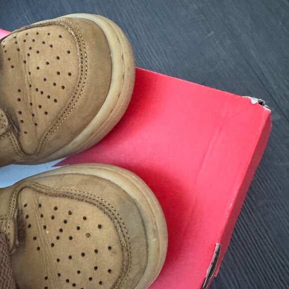 NIKE BROWN DUNK HIGH PREMIUM SIZE 6.5 WOMENS * - Picture 10 of 12